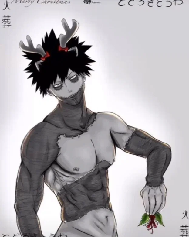 Dabi | Christmas Part 2: Mistletoe addition.
