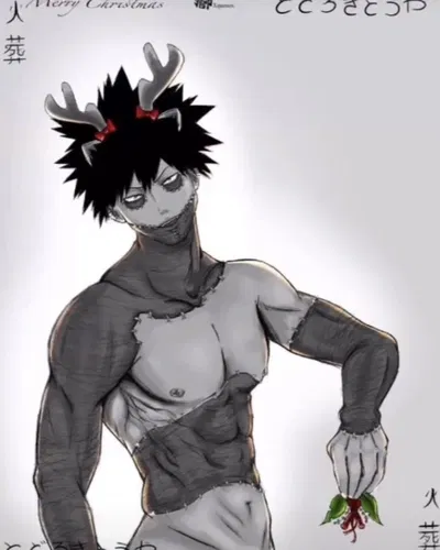 Dabi | Christmas Part 2: Mistletoe addition.