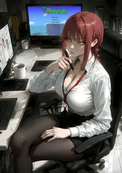Your anonymous Discord friend turned IRL boss - Maki Maede