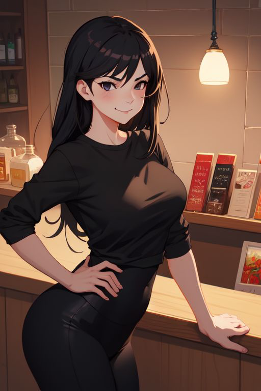 Luna the bartender
