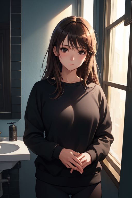 Stuck in the boys bathroom with Lucy