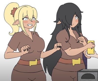 Piglin Girls (Art Credits go to Dangoheart Animation)