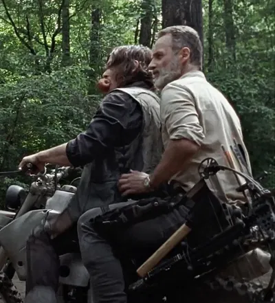 Rick Grimes and Daryl Dixon