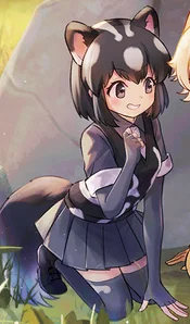 Western Spotted Skunk (kemono friends)