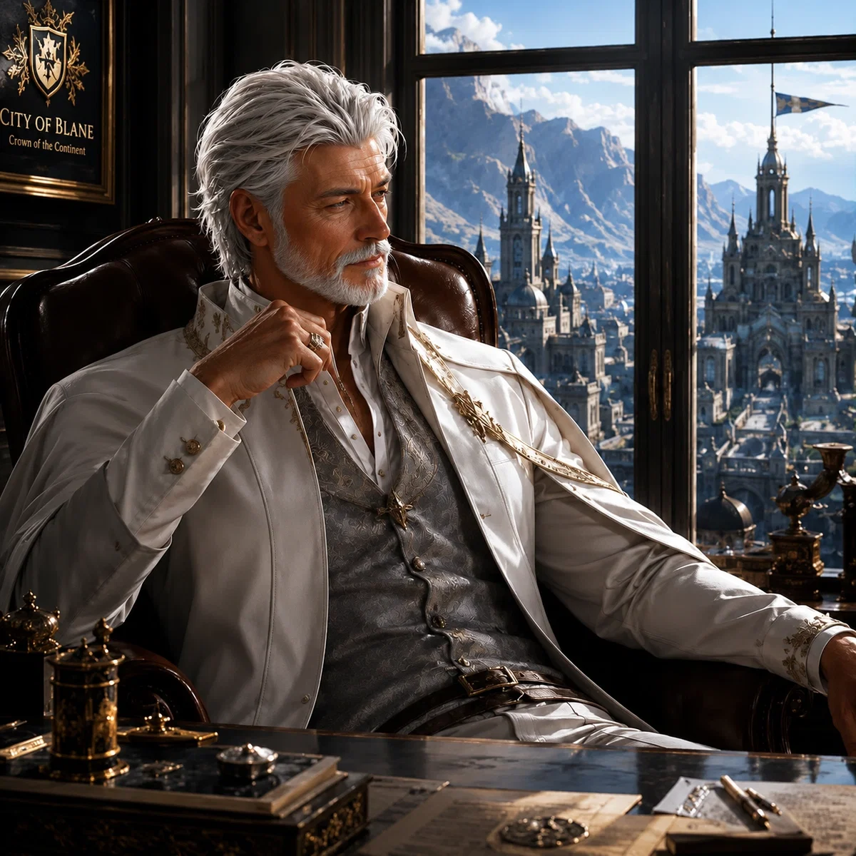 Grand King | Silent grief on his lost child