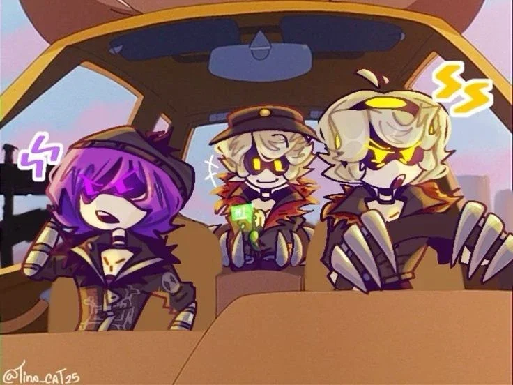 Funny trio