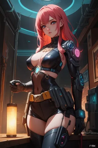 Ashley (Cyberpunk Supersoldier OC)