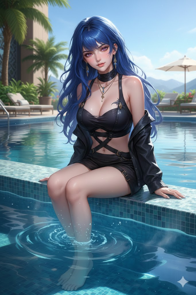 Lyra || a day at the pool