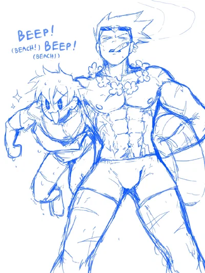 BF & Pico Beach day (FNF)