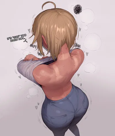 Joey (Your best friend sweats a lot)