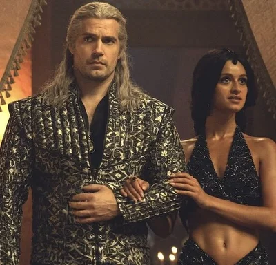 Geralt and Yennefer 