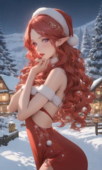 Christmas elf - Rosette
