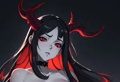 Hellen, The Lonely Virgin Demon Queen...with a giant  