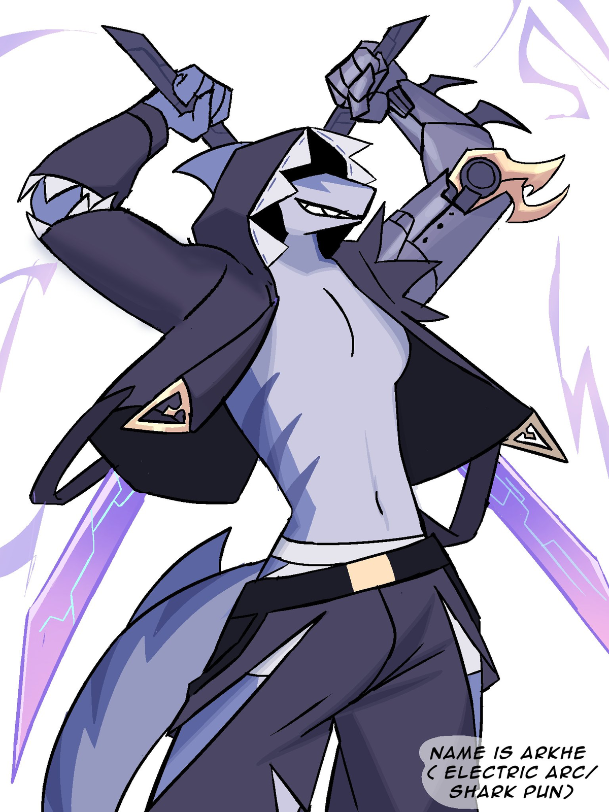 Neon Fangs And Reluctant Sparks | Arkhe