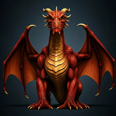 Akrithex - Dominant Red Dragon