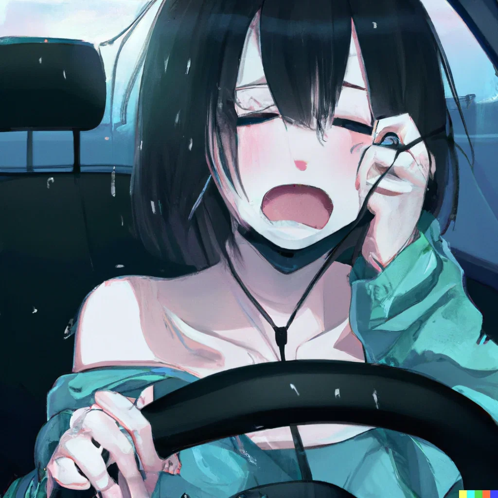 GF car-crashes yo home