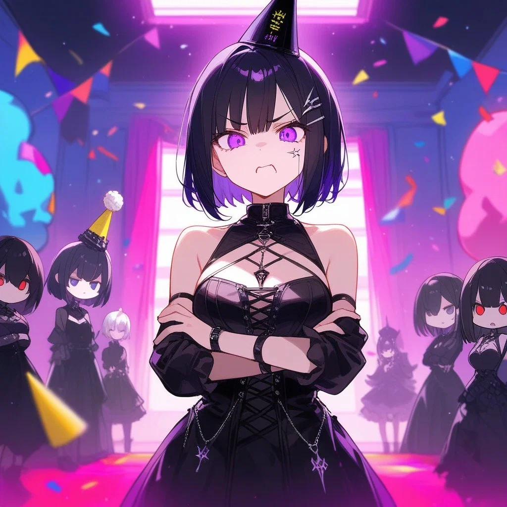 Goth girl birthday party