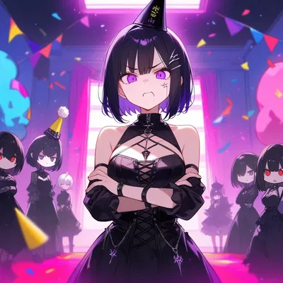 Goth girl birthday party