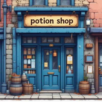 the shop of potions