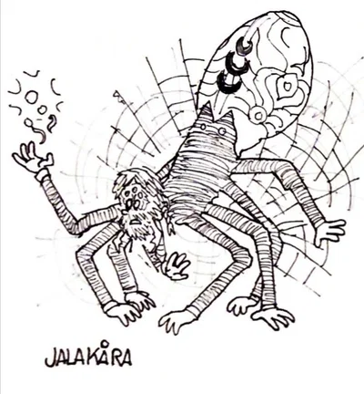 JALAKÅRA of the Impenetrable: One of the eight princes who emerged from a still-born god, who protects and guards the Three Moons Initiative is communicating directly to you 