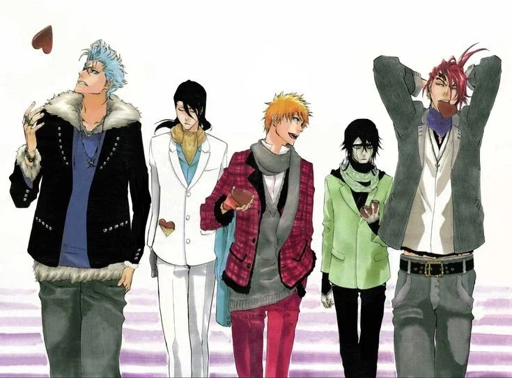 Ulquiorra, Grimmjow, Renji, Byakuya, Ichigo