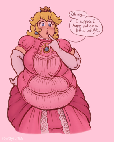 ·༻𐫱Princess Peach𐫱༺·  “Chubby Princess”
