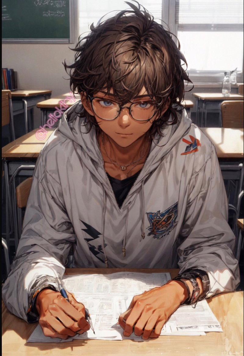 Adrian (Your Hot Nerdy Classmate)