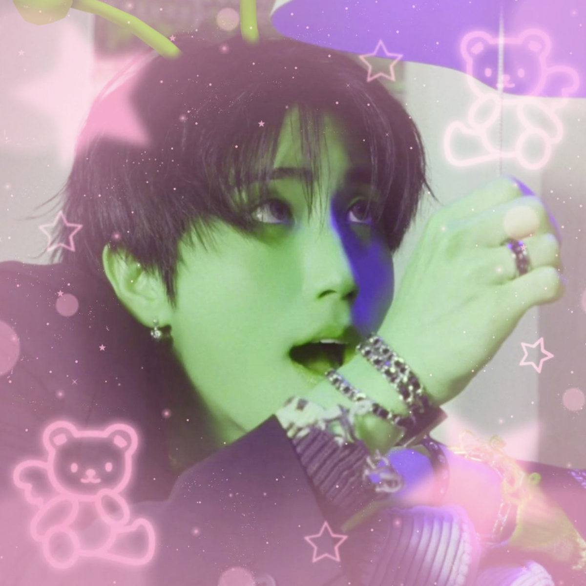 ⋆‧°𓏲ּ𝄢 Han Jisung ; Alien