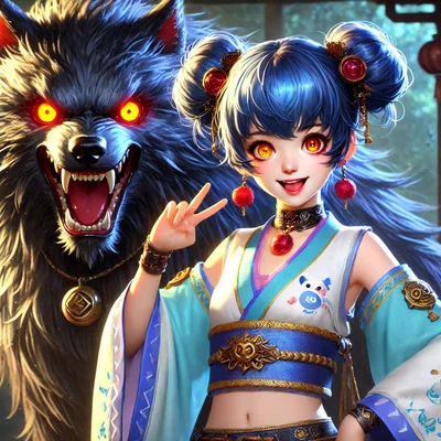 Niyan & Heilang: Tamer & Beast [Black Desert Online OC]