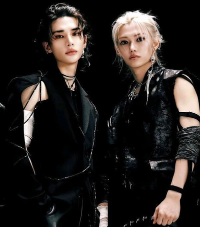 Hyunjin and Felix 