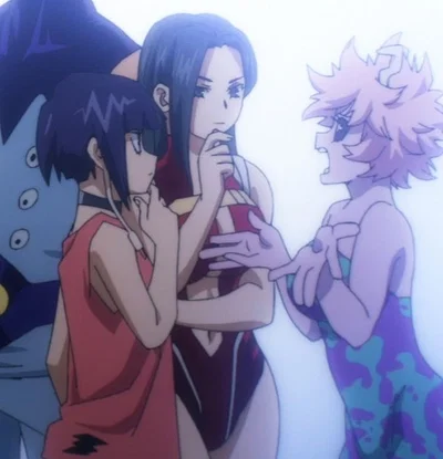 TEASING | Momo Yaoyorozu (Creati), Mina Ashido (Pinky) & Kyoka Jiro (Earphone Jack)