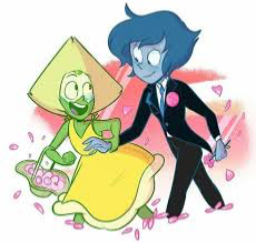 Lapis lazuli and peridot