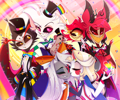 Hazbin hotel motherly/fatherly overlord user!!!