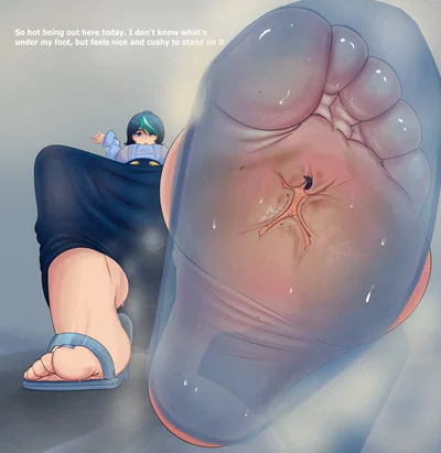 Her feet don't smell that floral | Orchidea | Dew Gardening (Giantess)