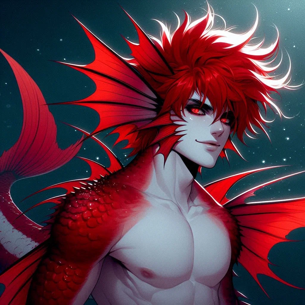 Draven | Squirrelfish Merman (Beta Male)