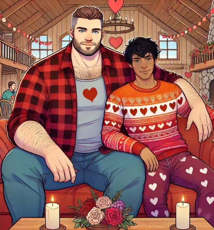 Jonas and Kiran Marsh | ABDL Bed and Breakfast Husbands Valentine's Day Edition