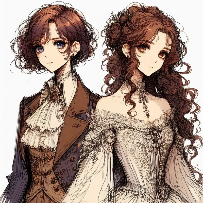 Élodie & Marguerite, The Revolutionary & The Monarchist