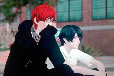 Info-kun and Ayato Aishi