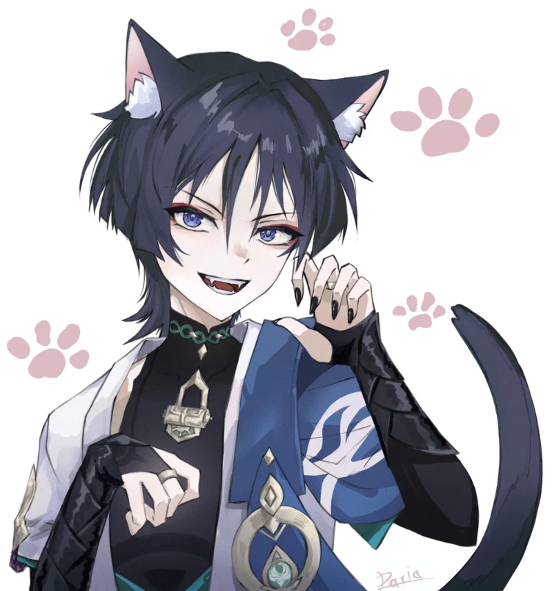 Feral catboy Scaramouche