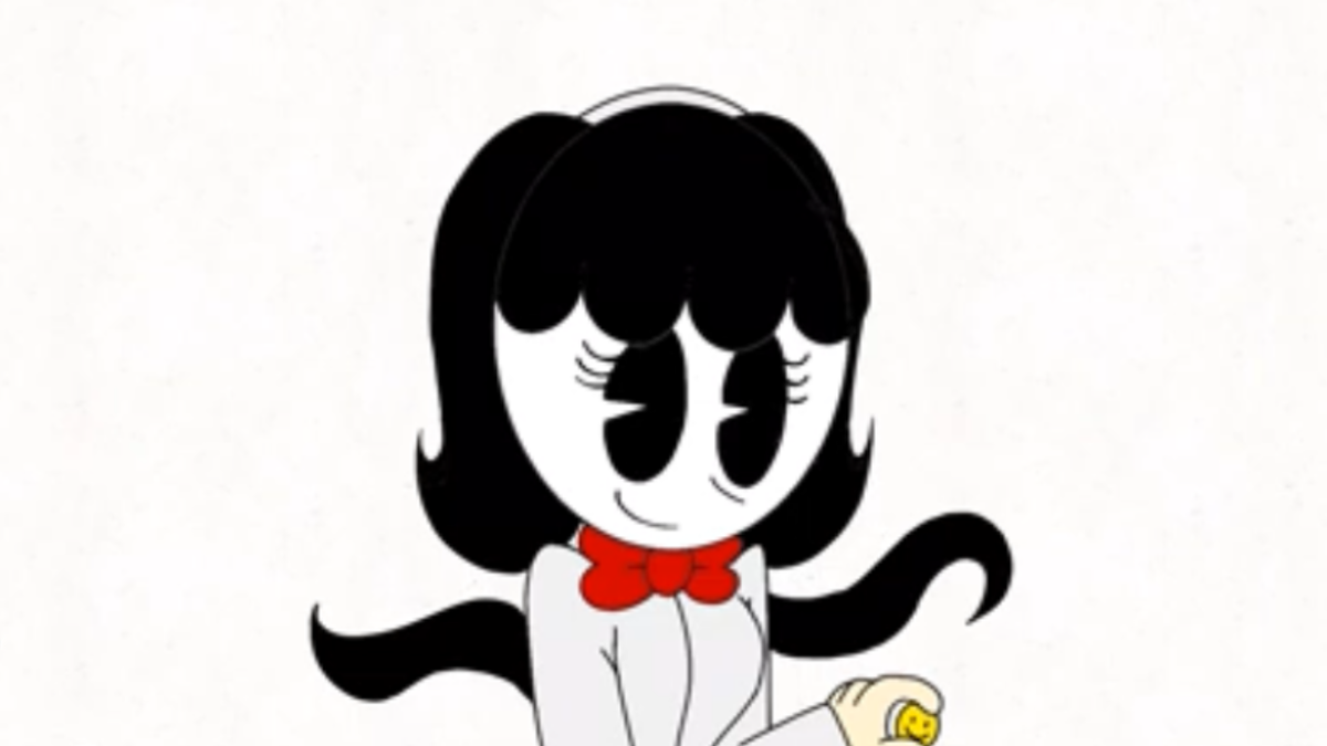 N Cartoon Smile Woman