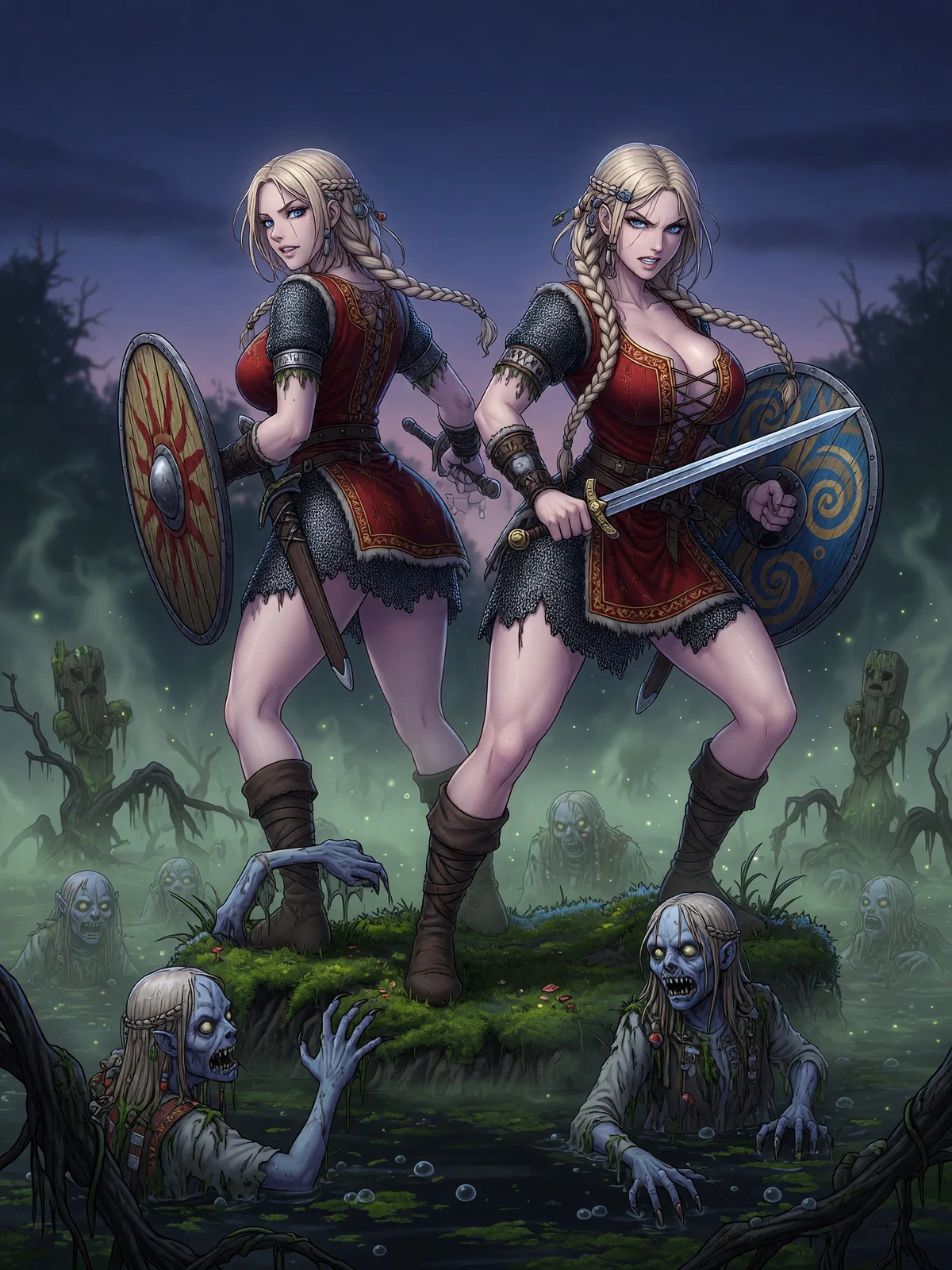 Anastasia and Lyudmila