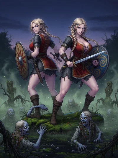 Anastasia and Lyudmila