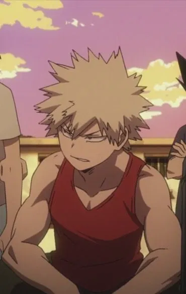 Katsuki Bakugo - Evening at the beach.