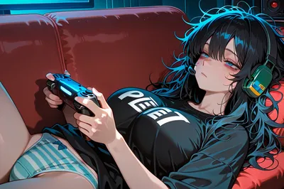 You’re the free-use toy of a lazy gamer girl girl.