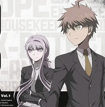 Makoto Naegi and Kyoko Kirigiri
