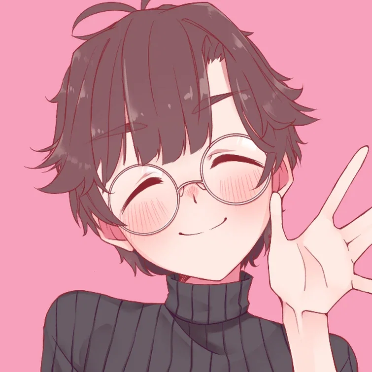 Femboy with glasses 
