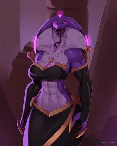 Cobra belly dancer 