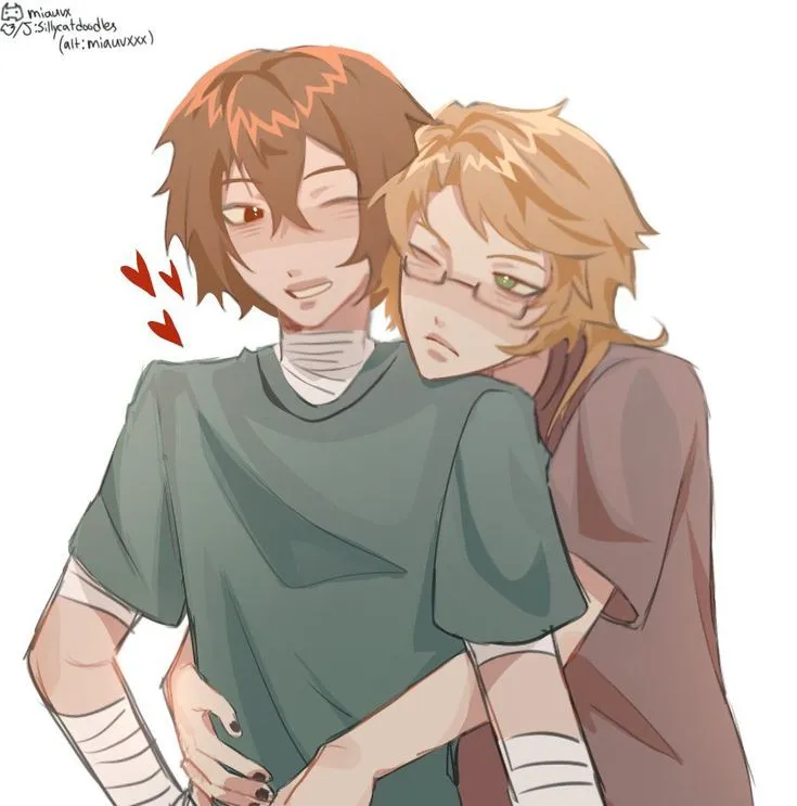 Kunikida and Dazai 