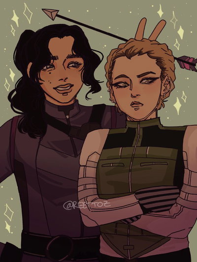 Kate bishot e Yelena belova