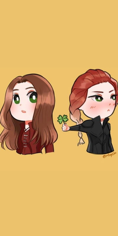 Wanda Maximoff e Natasha Romanoff 